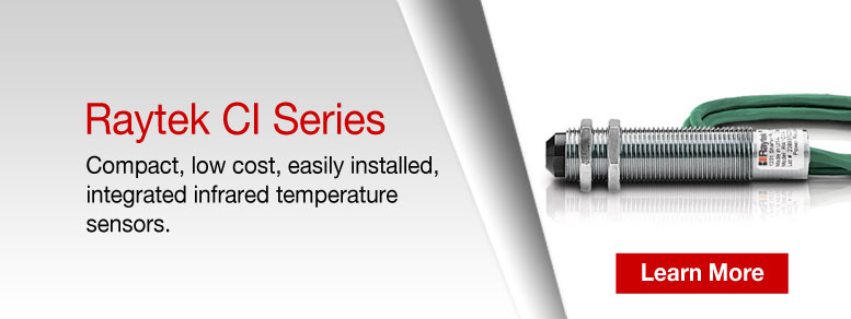 Learn more about the Raytek CI Infrared Temperature Sensor Series