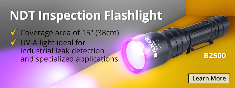 Baker Instruments NDT Inspection Flashlight B2500