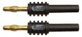 AEMC 1017.45 Banana Plug Adapter, Non-insulated for Safety Leads, 4mm-