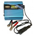 AEMC 2135.43 Inverter for Vehicle Use, 12V DC to 120V AC, 200 Watts-