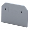Altech EP6/10U Endplate for the CCTS6U and CTS10U, gray, 50-pack-