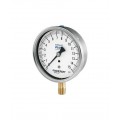Ashcroft 1009 Pressure Gauge, 0 to 15 psi, 2.5&amp;quot; dial, &amp;frac14;&amp;quot; NPT male lower, SS housing-