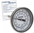 Baker T30025-250 Bimetal Thermometer, 0 to 250&amp;deg;F (-20 to 120&amp;deg;C),-