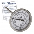 Baker T3006-250 Bimetal Thermometer, 0 to 250&amp;deg;F (-20 to 120&amp;deg;C),-