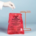 Bel-Art 13166-0000 Bench-Top Biohazard Bags, 0.72 mil, 0.43 gal, 100-pack-