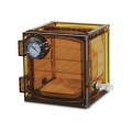 Bel-Art F42400-4101 Vacuum Desiccator, Amber Polycarbonate, 11L-