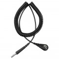 DESCO 09037 Coil Cord with 0.16&quot; snap socket, 6&#039;-
