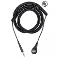 DESCO 09680 Coil Cord with 0.16&quot; snap socket, 12&#039;-