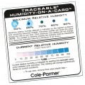 Digi-Sense 03313-06 Traceable Humidity Cards with Calibration, 0 to 100% RH, 6-Pack-
