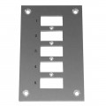 Digi-Sense 18527-43 Thermocouple Connector Mounting Panel, vertical, 5 circuits-