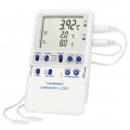 Digi-Sense 94460-43 Traceable Memory-Loc Thermometer with Calibration, 2 bullet probe-
