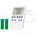 Digi-Sense 98767-52 Traceable Fridge/Freezer Thermometer with calibration, 2 vaccine bottle-