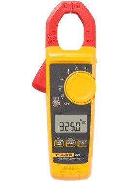 Fluke 325 CAL True RMS Clamp Meter with calibration certificate, 400 A AC/DC-
