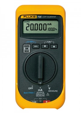 Fluke 705 Loop Calibrator, 0-28 V, .025% Accuracy-