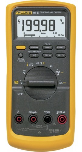 Fluke 87-5 CAL Industrial True-RMS Multimeter with calibration certificate-