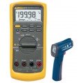 Fluke 87V True RMS Industrial Multimeter Kit - Includes the R2300 Infrared Thermometer for FREE-