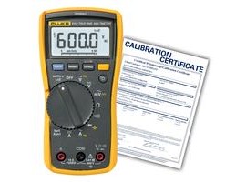 Fluke 117-NIST Multimeter with non contact voltage for electricians, -