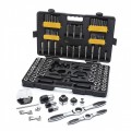 GearWrench 82812 SAE/Metric Ratcheting Tap and Die Set, 114 pieces-