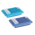 Heathrow Scientific 120728 PCR Cooler, 96 wells, light/dark blue-