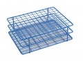 Heathrow Scientific 120759 Coated Wire Tube Rack, 10 to 13 mm, 9 x 12 Format, Blue-