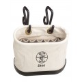 Klein Tools 5144 15-Pocket Aerial Oval Bucket with hooks-