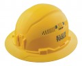 Klein Tools 60262 Full Brim Style Hard Hat, vented, yellow-
