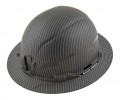 Klein Tools 60345 Premium KARBN Pattern Full Brim Hard Hat, non-vented, class E-