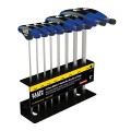 Klein Tools JTH68M Journeyman 8-Piece T-Handle Hex Key Set with stand, metric, 6&quot;-