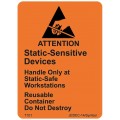 SCS 7101 RS-471 Reusable Caution Labels, 1.8 x 2.5&quot;,  Roll of 500-
