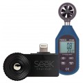 Seek Compact XR Extra Range Thermal Imaging Camera for iPhone Kit - Includes the R1900 Air Velocity Meter FREE-
