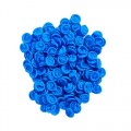 ACL Staticide 100NI-M Nitrile ESD Finger Cots, Blue, Medium-