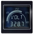 Trumeter APM-MAX M21 High-Voltage Advanced Panel Meter with negative LCD, 12 to 24 V AC/DC, Modbus RTU and TCP/IP-
