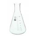 VEE GEE 10530-1000A SIBATA Glass Erlenmeyer Flask, 1000 mL, 10-pack-