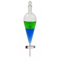 VEE GEE 1426T-1000 SIBATA Glass Separatory Funnel, 1000 ml-