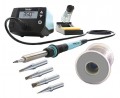Weller WE 1010-KIT 1-Channel Soldering Station Kit with soldering wire and five tips-