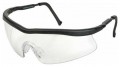 Zenith SAK850 Z400 Series Safety Glasses, Black Frame, Clear Lens-