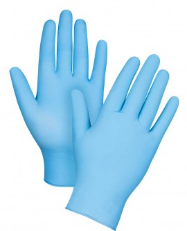 Zenith SAP324 Disposable Powder-Free Nitrile Gloves, Small, 100-Pack-