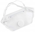 Zenith SDN712 N95 Particulate Flat Fold Respirators with Valves, Medium/Large, 12-Pack-