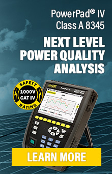 AEMC 8345 PowerPad IV Next level power quality analysis
