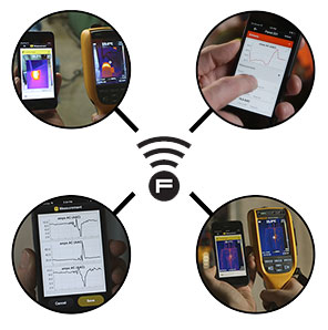 Share from anywhere with Fluke Connect.